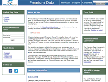 Tablet Screenshot of premiumdata.net